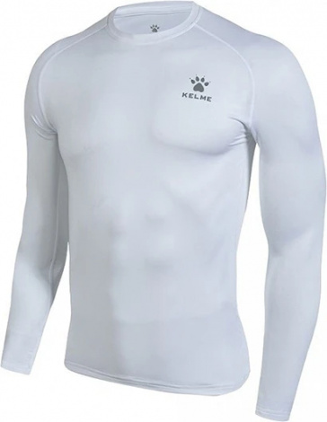Термобелье футболка с длинным рукавом детская Kelme TEAM белая 3893113.9100