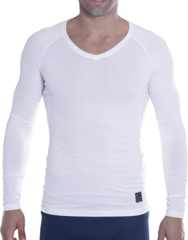 Термобілизна футболка Nike GFA M NP HPRCL TOP LS COMP PR біла 927209-100