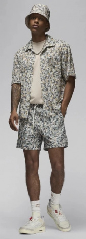 Рубашка Nike M J ESS POOLSIDE AOP TOP разноцветная FN4641-133