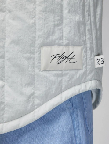 Рубашка Nike M J FLT HRTG BASEBALL TOP светло-серая FN4601-034