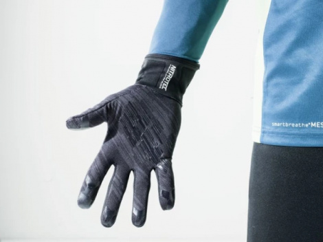 Рукавички Uhlsport NITROTEC FIELDPLAYER GLOVE чорно-сірі 1000969 01