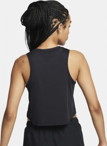 Майка женская Nike W NK ONE CLASSIC DF CRP TANK черная FN2845-010