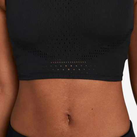 Топ жіночий Nike W NK DFADV AROSWFT CROP чорний DM8728-010
