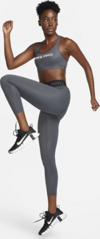 Топ жіночий Nike W NP SWSH LGT SPT AOP BRA темно-сірий FN4708-060