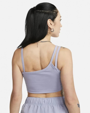 Топ женский Nike W NSW EVRDY MOD AYSM CROP TANK фиолетовый DV7926-519