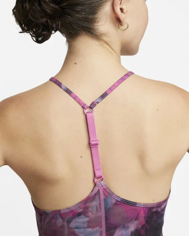 Топ женский Nike W NK ONE DF CRP TANK AOP розовый DV9866-665