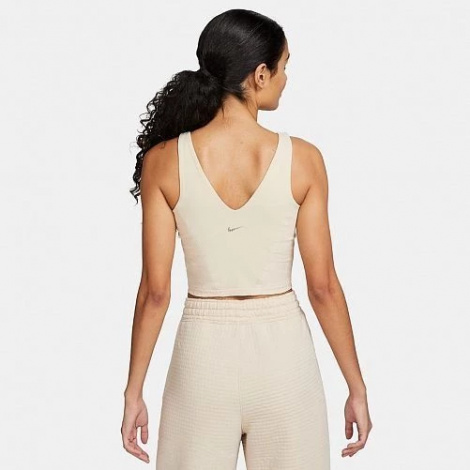 Топ женский Nike W NY DF LUXE CROP TANK NV бежевый DV9171-126