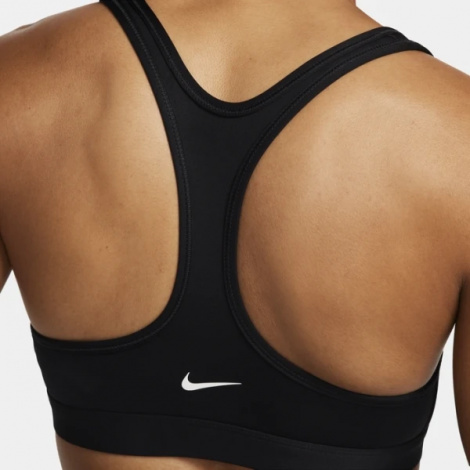 Топ женский Nike W NK SWSH LS HBR BRA черный FN2898-010