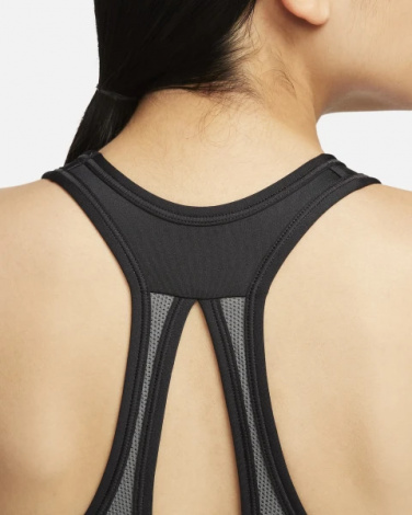 Топ женский Nike W NK DF SWSH HGH SPT BRA черный DX6815-010