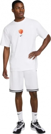 Футболка баскетбольная Nike MAX90 белая HQ0026-100