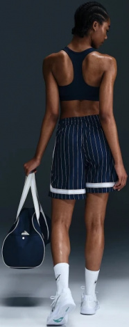 Шорты баскетбольные женские Nike FLY CROSSOVER темно-синие FZ5510-478