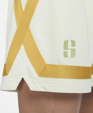 Шорты баскетбольные женские Nike W NK DF SABRINA SHORT бежевые FB8425-020