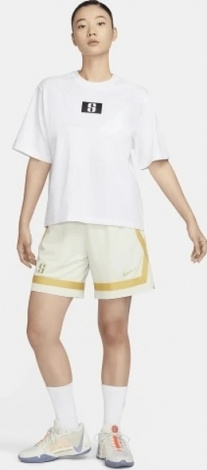Шорты баскетбольные женские Nike W NK DF SABRINA SHORT бежевые FB8425-020
