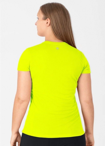 Футболка для бега женская Jako RUN 2.0 неоново-желтая 6175-03