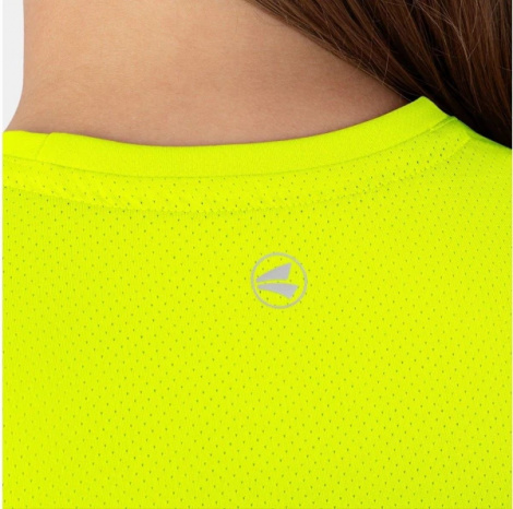 Футболка для бега женская Jako RUN 2.0 неоново-желтая 6175-03