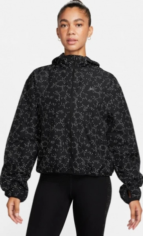 Куртка для бега женская Nike DRI-FIT RUNNING JACKET черная FB5321-010
