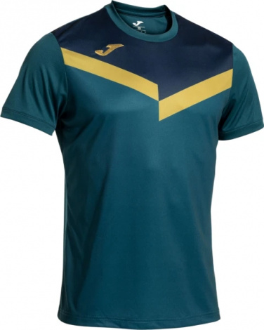 Футболка Joma COURT темно-зелено-золота 103576.496