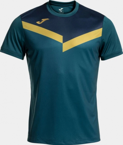 Футболка Joma COURT темно-зелено-золота 103576.496