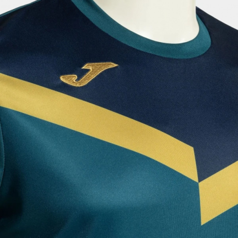 Футболка Joma COURT темно-зелено-золота 103576.496