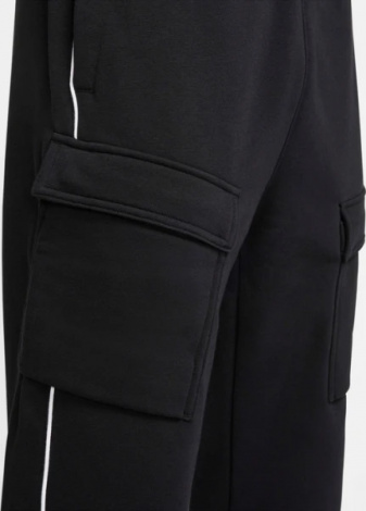 Спортивні штани Nike AIR FLEECE CARGO TROUSERS чорно-біло-золоті HM0180-010