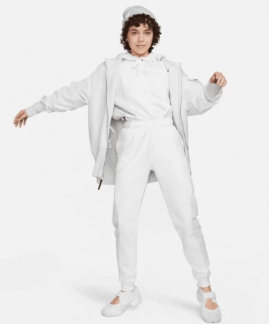 Спортивні штани жіночі Nike W NSW AIR FLC MR JGGR білі DV8050-121