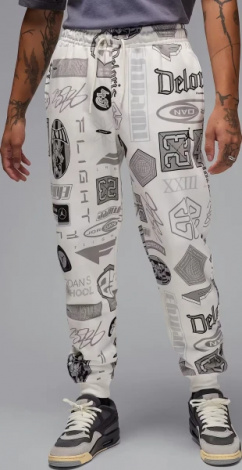 Спортивні штани Nike JORDAN ESSENTIALS PRINTED FLEECE білі HM7257-133