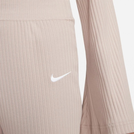 Спортивні штани жіночі Nike W NSW RIB JRSY PANT бежеві DV7868-272