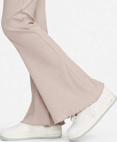Спортивні штани жіночі Nike W NSW RIB JRSY PANT бежеві DV7868-272
