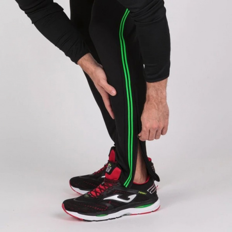 Штаны Joma спортивные SUPERNOVA черно-салату