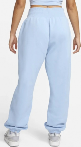 Спортивные штаны женские Nike W NSW PHNX FLC HR OS голубые DQ5887-441