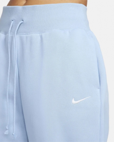 Спортивные штаны женские Nike W NSW PHNX FLC HR OS голубые DQ5887-441