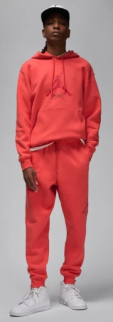 Спортивные штаны Nike M J ESS FLC BASELINE PANT красные FD7345-604