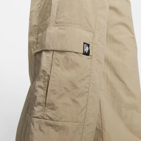 Спортивные штаны женские Nike W NSW WVN OS PANT HR SW бежевые FJ4934-247