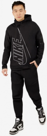 Спортивні штани Nike NK TCH FLC GX JGGR чорні DX0581-010