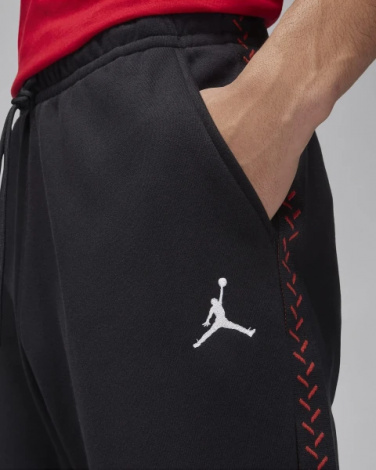 Спортивные штаны Nike M J FLT MVP HBR FLC PANT черные FN6356-010
