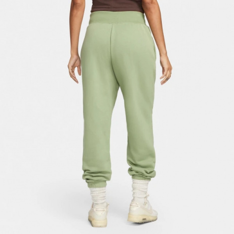 Спортивні жіночі штани Nike NS PHNX FLC HR OS PANT PRNT зелені FN7716-386