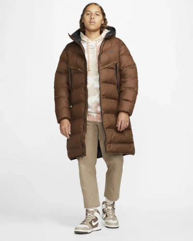 Куртка Nike M NK SF WR PL-FLD HD PARKA коричневая DR9609-259