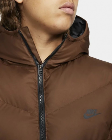 Куртка Nike M NK SF WR PL-FLD HD PARKA коричневая DR9609-259