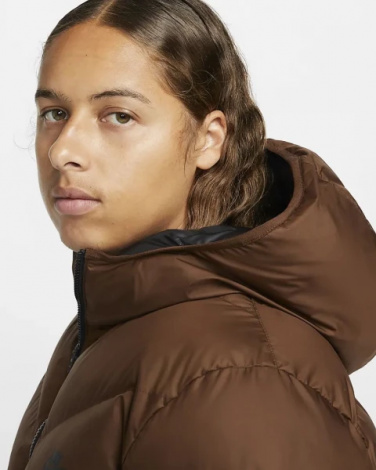 Куртка Nike M NK SF WR PL-FLD HD PARKA коричневая DR9609-259