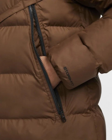 Куртка Nike M NK SF WR PL-FLD HD PARKA коричневая DR9609-259