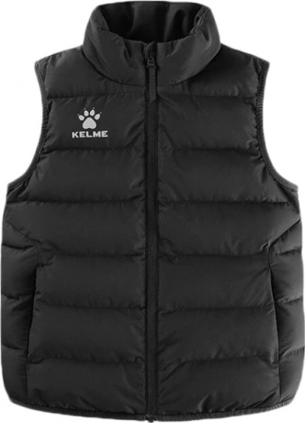 Жилетка зимова дитяча Kelme COTTON VEST чорна 8161MJ3001.9000