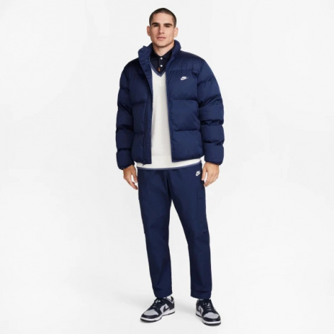 Куртка Nike M NK CLUB PUFFER JKT темно-синя FB7368-410