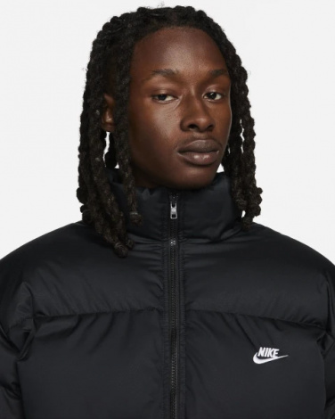 Куртка Nike M NK CLUB PUFFER JKT чорна FB7368-010