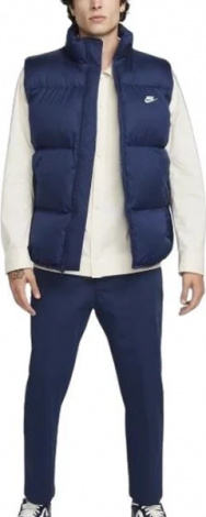 Жилетка Nike M NK CLUB PUFFER VEST темно-синяя FB7373-410