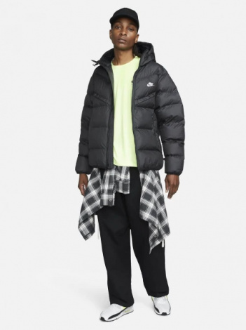 Куртка Nike M NK SF WR PL-FLD HD JKT черная FB8185-010