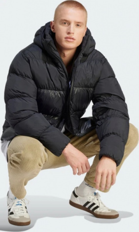 Куртка Adidas ADICOLOR DOWN REGEN HOODED PUFFER чорна IL2572