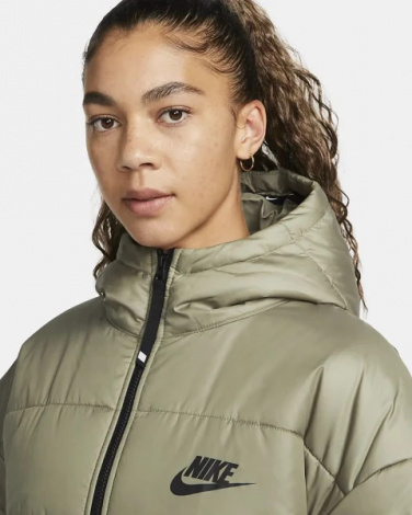 Куртка жіноча Nike W NSW SYN TF RPL HD PARKA бежева DX1798-351