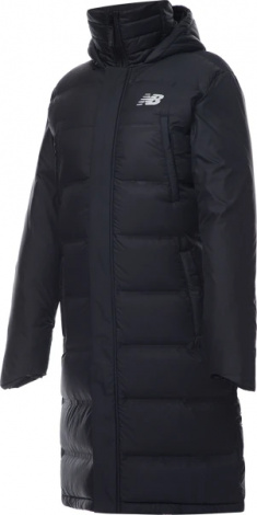 Пуховик New Balance BENCH LONG DOWN черный MJ231054BK