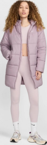 Куртка жіноча Nike W NSW TF SNFL NK CLSC PRKA бузкова FZ5903-226