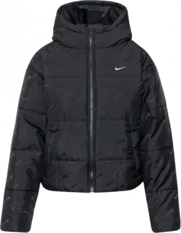 Куртка женская Nike SPORTSWEAR CLASSIC THERMA-FIT LOOSE PUFFER JACKET черная FV7941-010